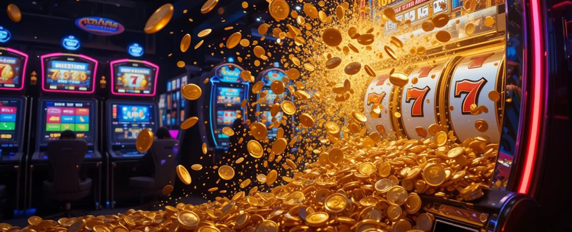 winph Online Casino Beginner's Guide Hero Image with Golden Chips and Cards