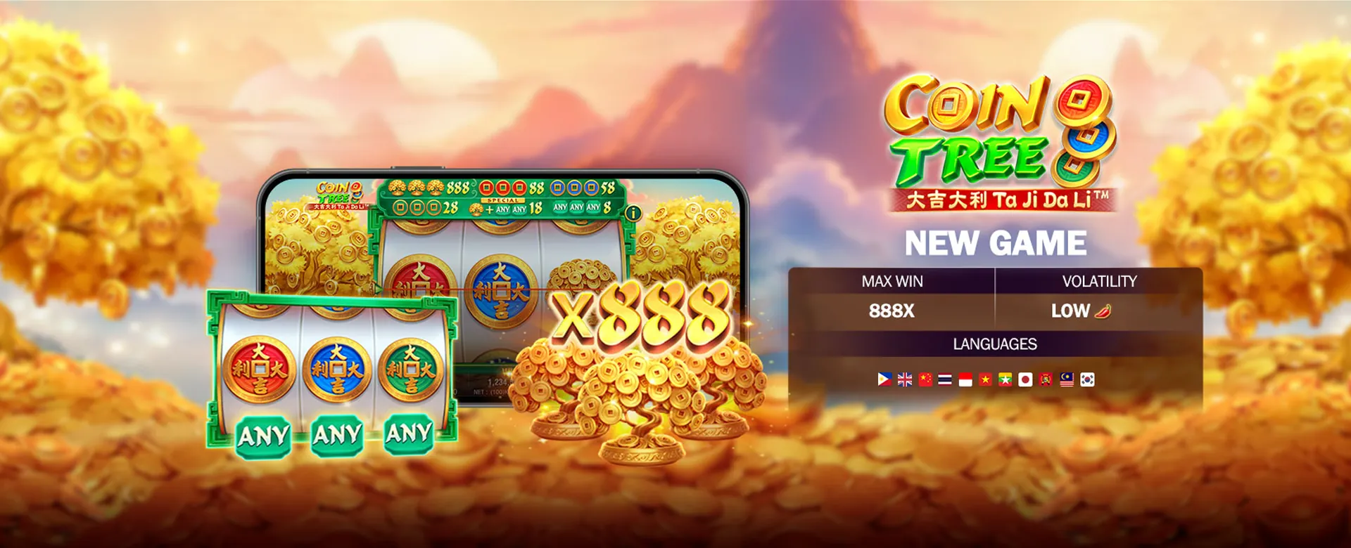Winph App Download on mobile devices with golden glow